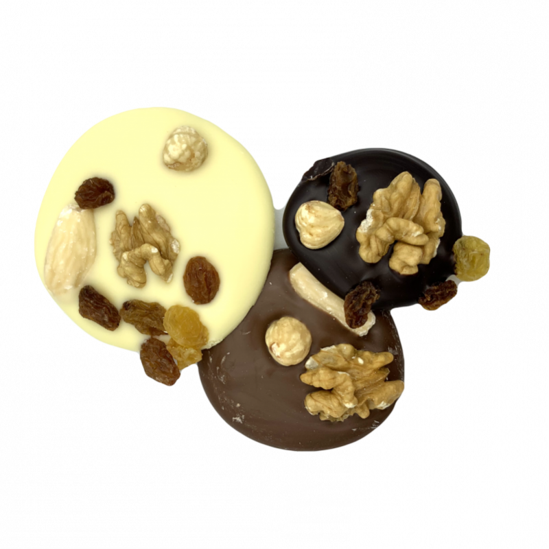 Mendiants 3 chocolats